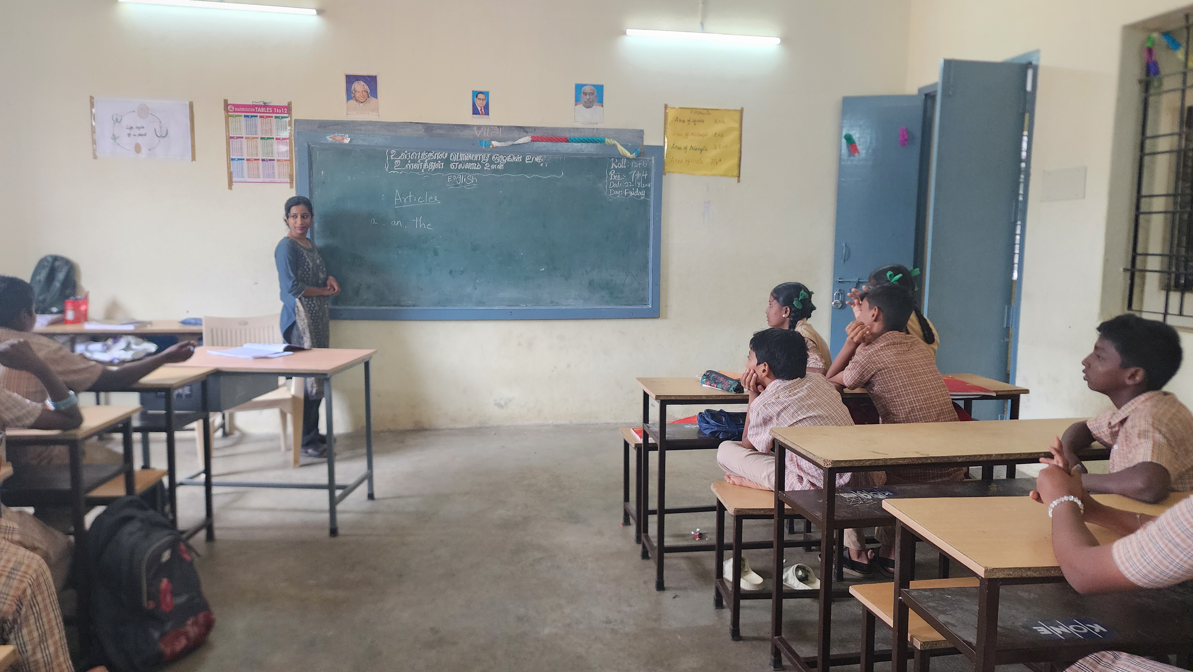 An English grammar lesson on articles