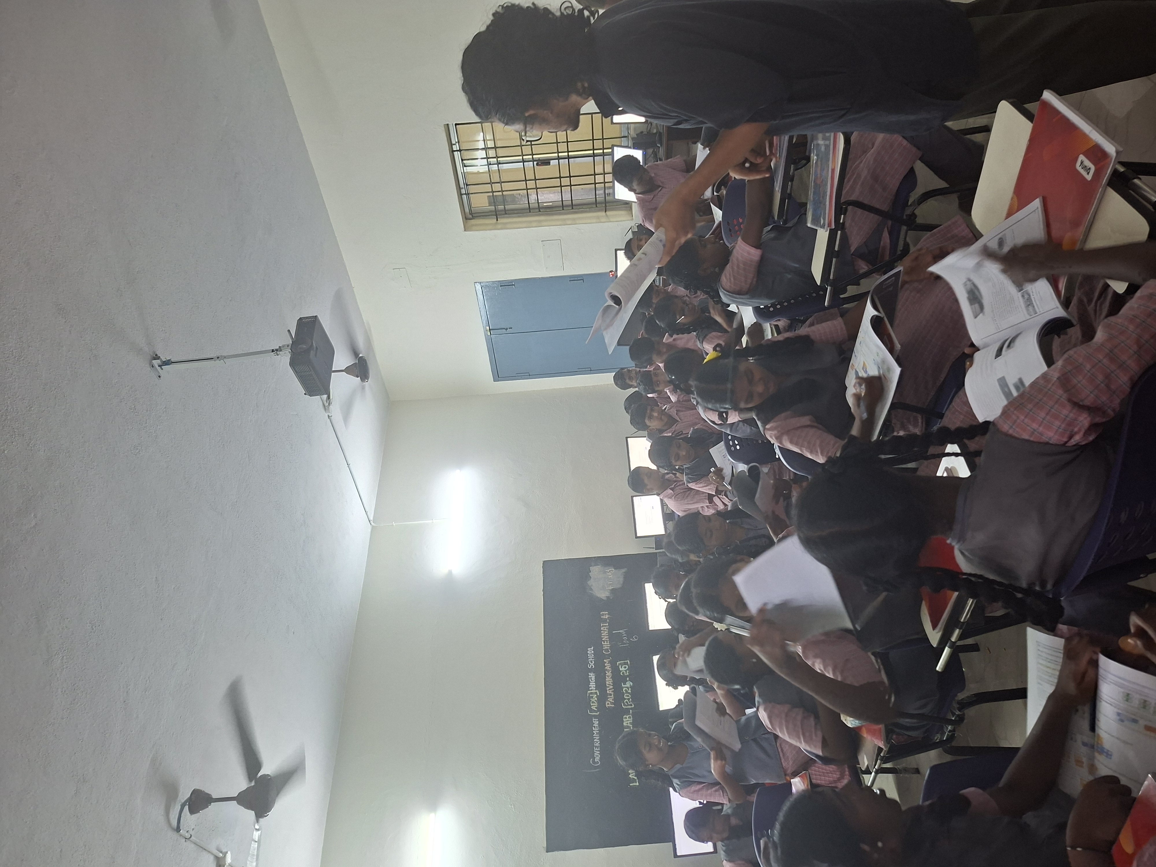 A session in the digital language lab
