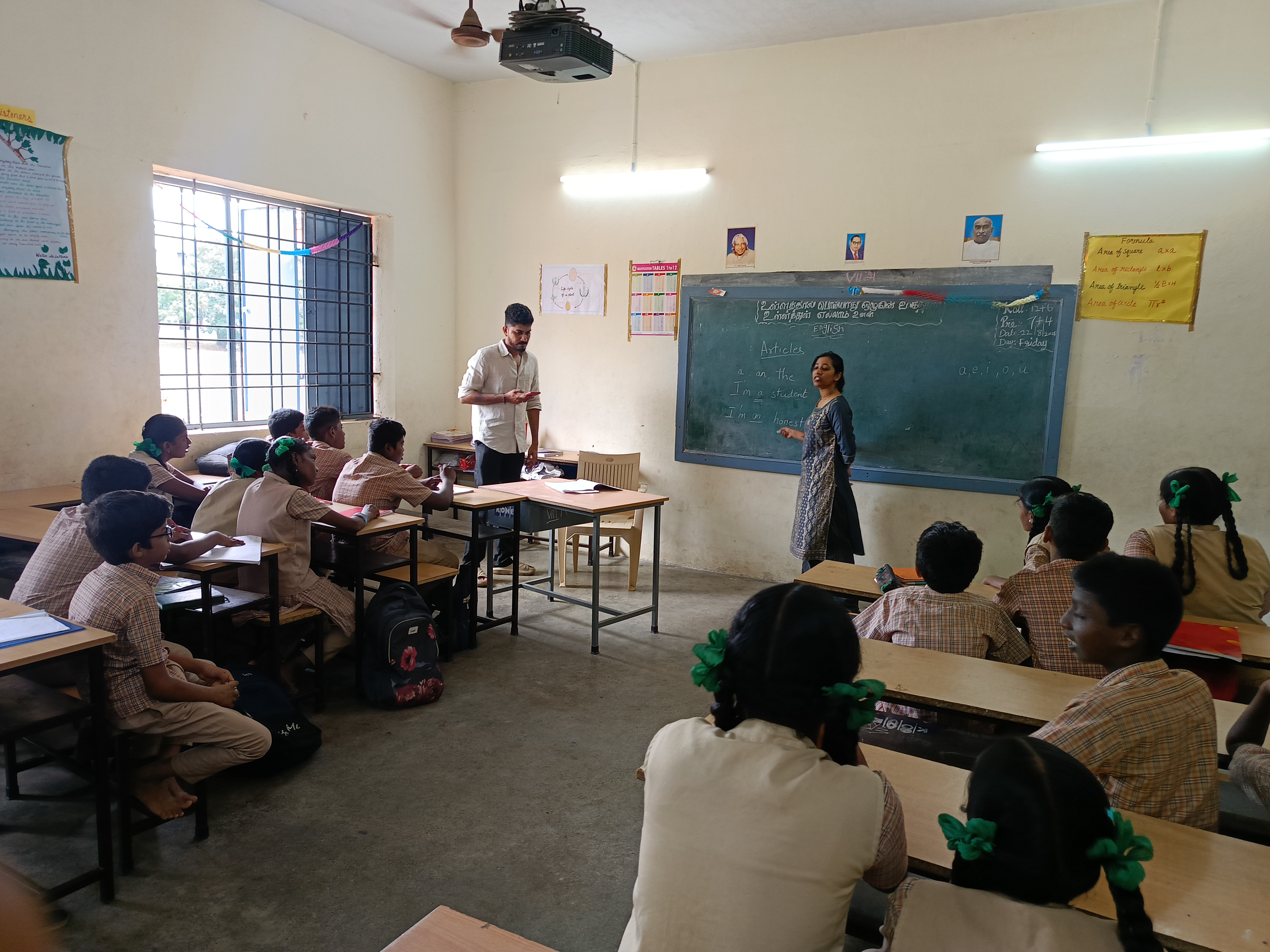 An English grammar lesson on articles